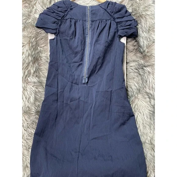 Marni Dress‎ Made in Italy Navy Blue Mid Dress Women's Size M